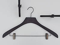 Плечики вешалки тремпеля Mainetti Mexx костюмный черно-коричневого цвета, длина 46 см