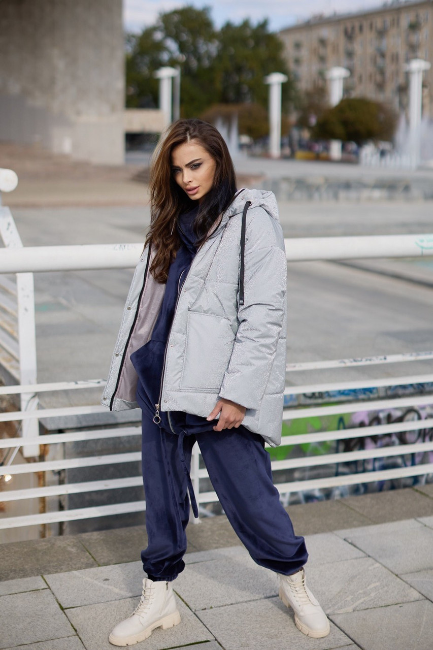 Жіноча тепла куртка 42-48 розміру різні кольори, фото 1