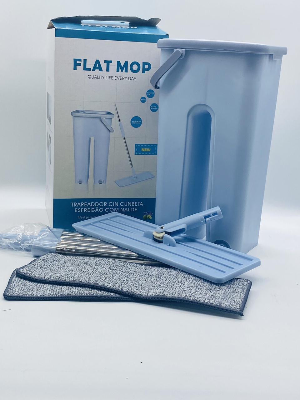 Швабра з відром і самоотжимом Тріумф БЛАКИТНИЙ, фото 1