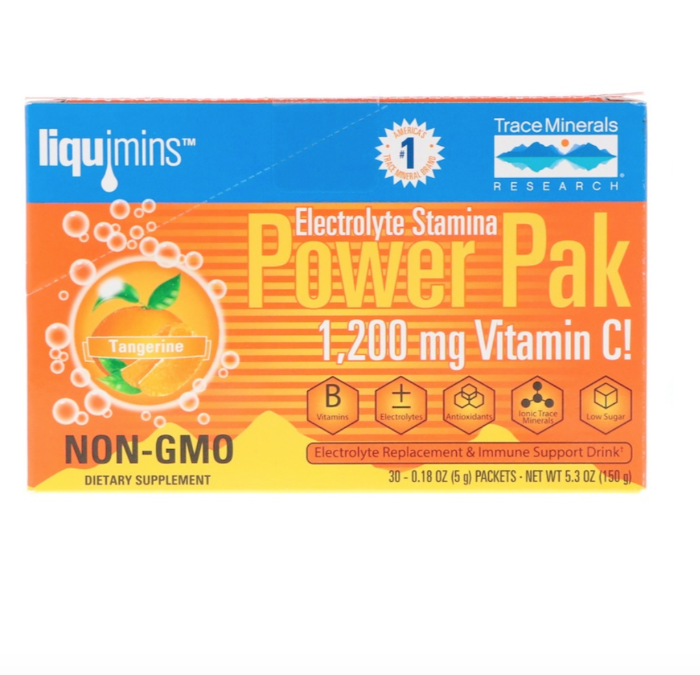 Электролиты (Electrolyte Stamina Power Pak) 30 пакетиков со вкусом винограда - фото 9 - id-p1504782711