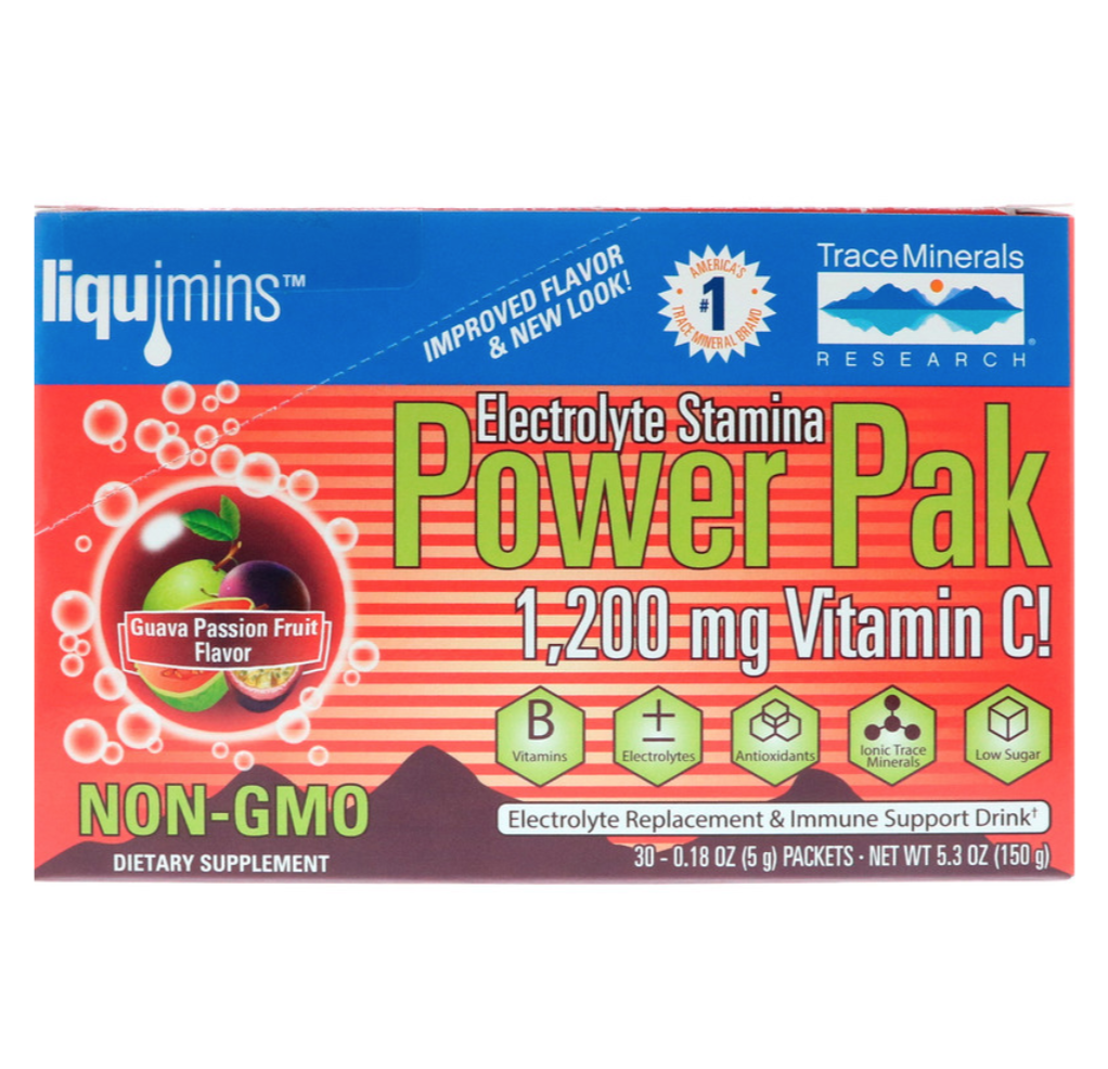 Электролиты (Electrolyte Stamina Power Pak) 30 пакетиков со вкусом винограда - фото 5 - id-p1504782711