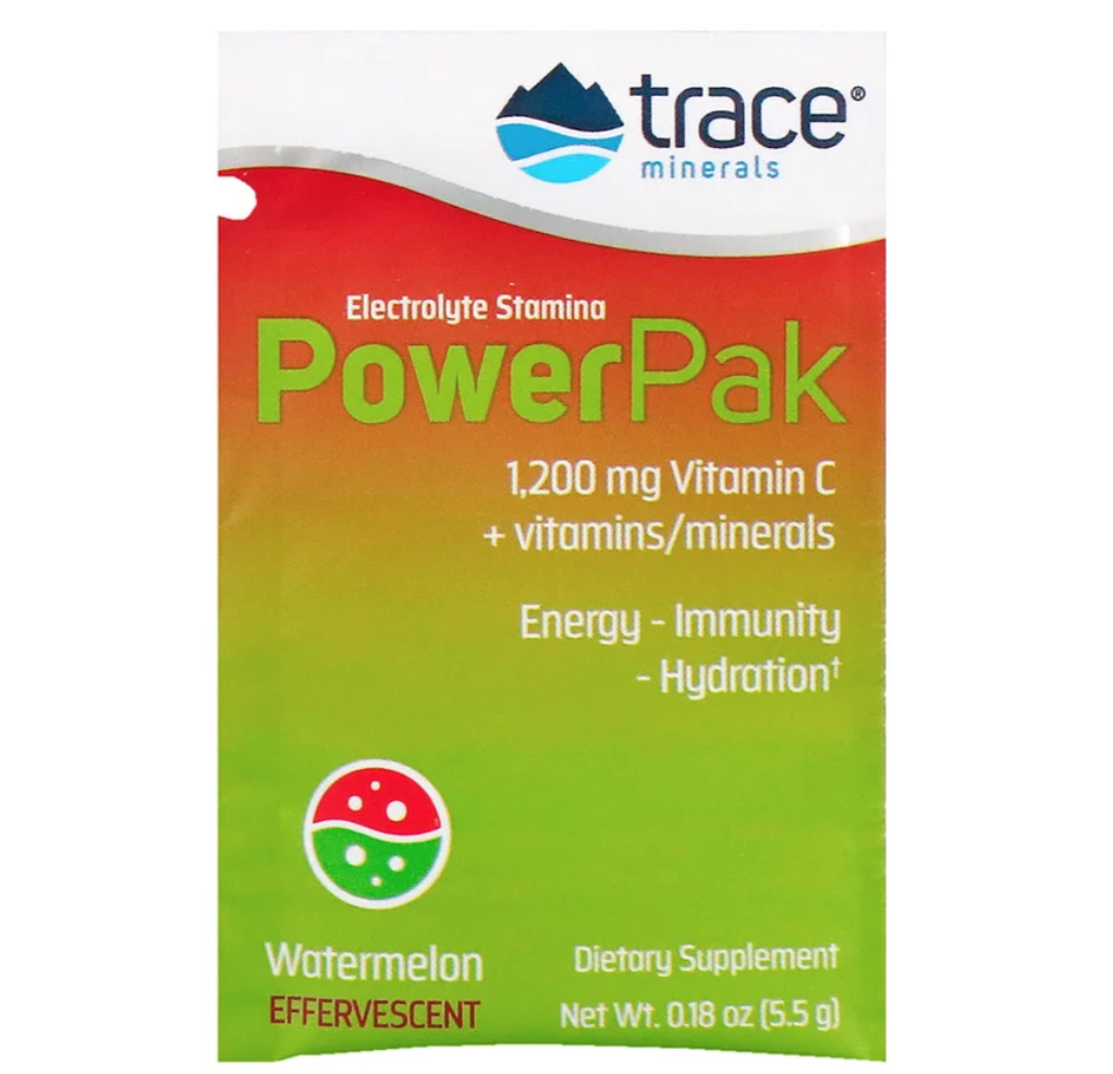 Электролиты (Electrolyte Stamina Power Pak) 30 пакетиков со вкусом арбуза - фото 1 - id-p1504782715