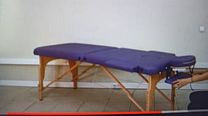 Складаний масажний стіл кушетка для масажу переносна портативні кушетки для вій на 2 секції Aspect