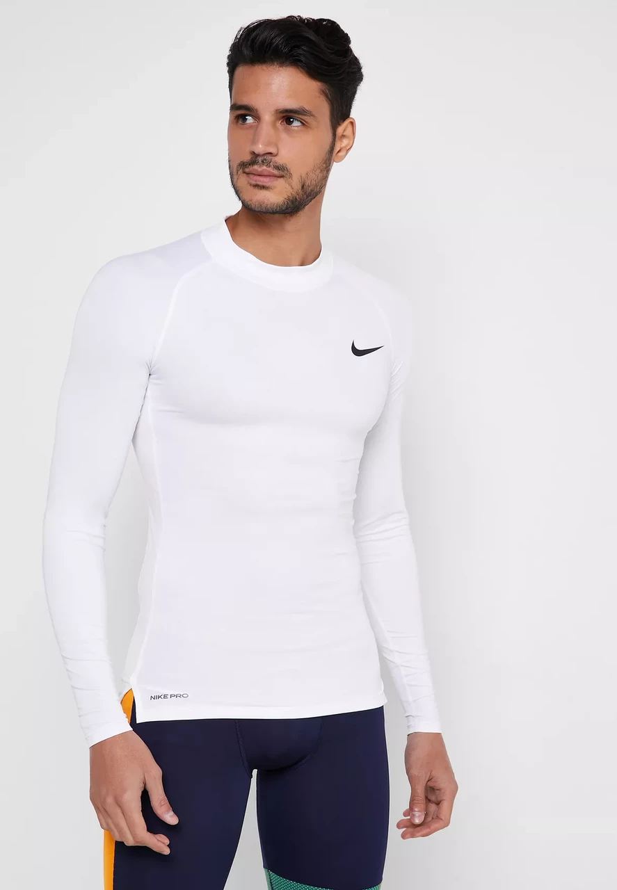 Термокофта чоловіча спортивна Nike Pro Tight LS Mock BV5592-100