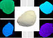 4 по 50 гр Люмінофор ТАТ 33 світиться порошок найяскравіших кольорів, фото 4