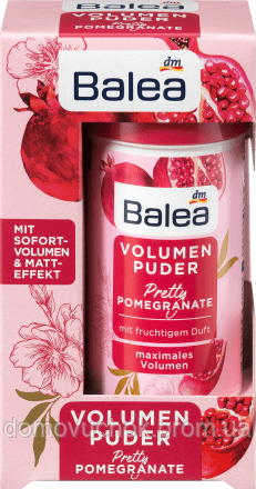 Пудра для об'єму волосся Balea Volumen Puder Pretty Pomegranate 10 г