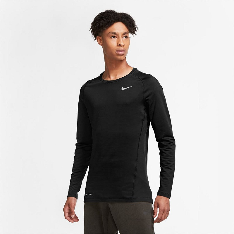 Футболка з довгим рукавом Nike Pro Warm Longsleeve Top Black CU6740-010