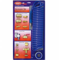 Пневмошланг кручений поліуретановий з перехідниками SUMAKE PAK-01 16 пр.