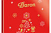 Шоколад Молочний Барон Білий Baron Milk Chocolate Merry Christmas 100 г Польща, фото 8