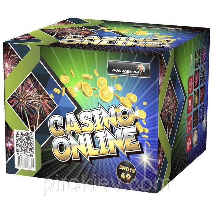 Феєрверк MC175-49 Casino online 49 пострілів калібру 45 мм Maxsem