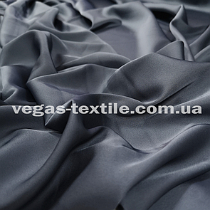 Тканина Шовк Армані Темно-сірий