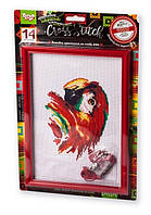 Набір Вишивка хрестиком на канві Cross Stitch Папуга Danko Toys