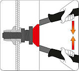 Клепальник Для Гайок Заклепок М3, М4, М5, М6 YATO (YT-36140), фото 4