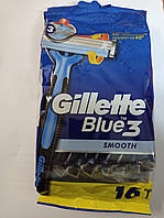 Станок чоловічий GILLETTE BLUE 3 SMOOTH ціна за 1 шт.