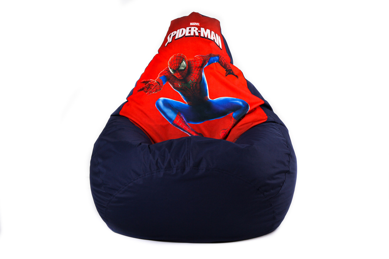 Кресло мішок грушу Spider man XL 120x75 чоловік павук