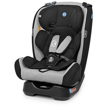 Дитяче автокрісло (група 0+/1-2-3, до 36кг, нахил спинки) El Camino STEP ME 1017 Royal Gray Сірий