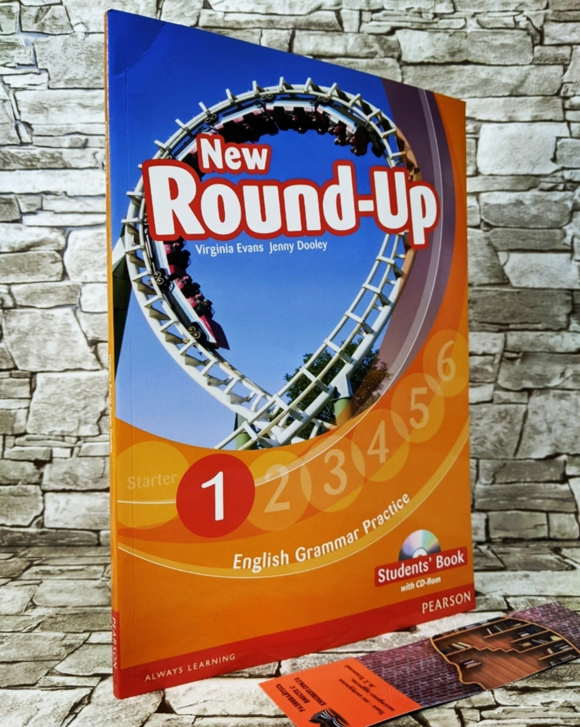 Книга New Round-Up: student's Book: Level 1 Граматика англійської мови 1 Pearson Вірджинія Еванс