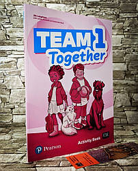 Книга "Team Together 1 Workbook" Pearson Англійська для дітей