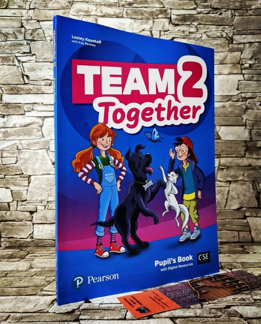 Книга "Team Together 2 student's Book" Pearson Англійська для дітей