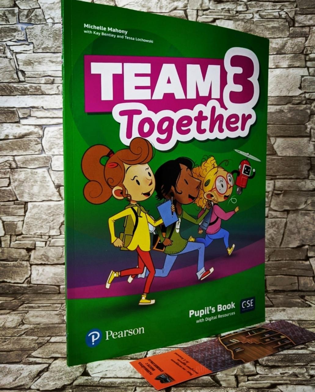 Книга "Team Together 3 student's Book" Pearson Англійська для дітей