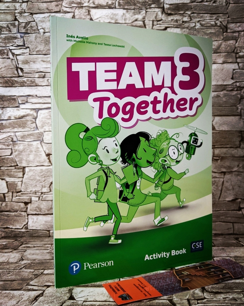 Книга "Team Together 3 Workbook" Pearson Англійська для дітей