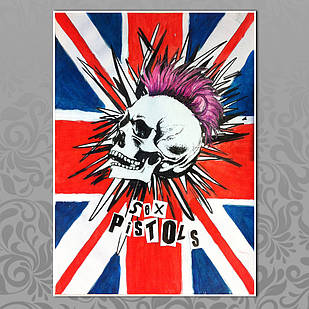Плакат А3 Рок Sex Pistols 002