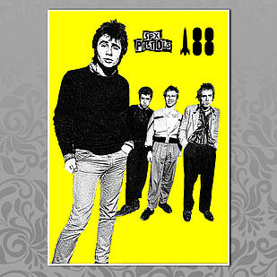 Плакат А3 Рок Sex Pistols 003