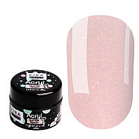 Kira Nails Acryl Gel Glitter Peach, 5 г