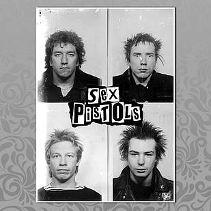 Плакат А3 Рок Sex Pistols 005