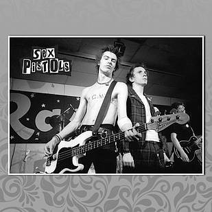 Плакат А3 Рок Sex Pistols 007