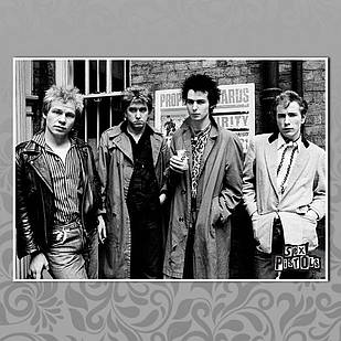 Плакат А3 Рок Sex Pistols 011