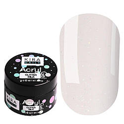 Kira Nails Acryl Gel Glitter Milk, 15 г
