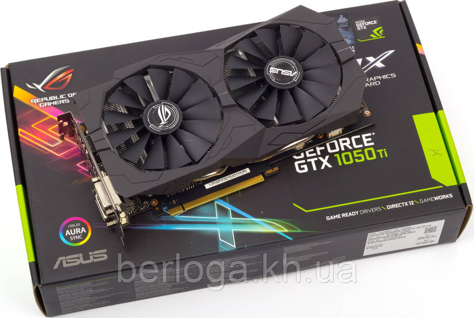 Asus Rog Strix GTX 1050Ti 4Gb ( ASUS ROG STRIX-GTX1050TI-4G-GAMING