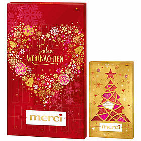 Merci Advent Calendar Frohe Weihnachten 255g УЦЕНКА