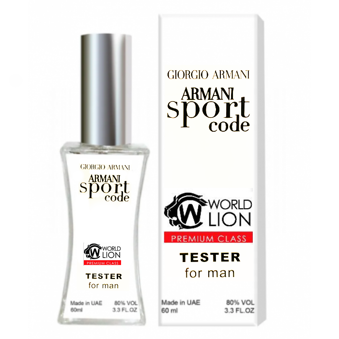 Тестер Premium Class Giorgio Armani Armani Code Sport чоловічий, 60 мл