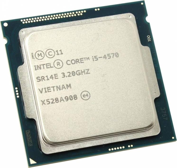 Intel Core i5 4570 3.2-3.6GHz/6M/84W Socket 1150 Процесор для ПК SR14E