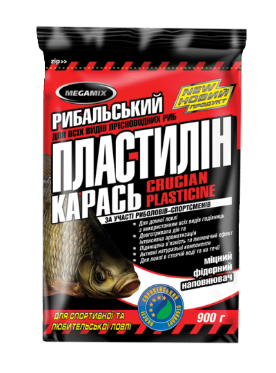 Пластилін MEGAMIX Карась 500 гр.