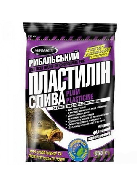 Пластилін MEGAMIX Зливу 500 гр.