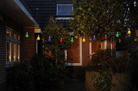 Гірлянда світлодіодна Anna's Collection Декоративні лампочки 15м, 20 LED 5см для дому та вулиці, мультибарвна
