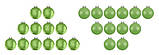 Ялинкові кульки 24 шт., "House of Seasons" комплект, колір зелений, фото 2