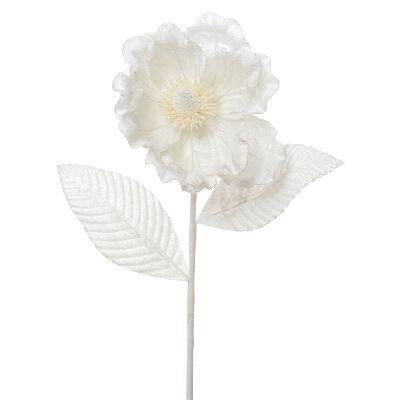 Декоративна прикраса "Блискуча квітка" 20 см