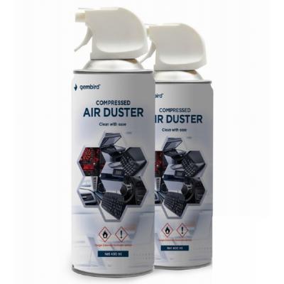 Стиснене повітря для чистки spray duster 400ml Gembird (CK-CAD-FL400-01), фото 1