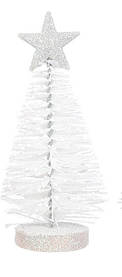 Прикраса декоративна Ялинка в ас. 12 см, House of Seasons, колір білий