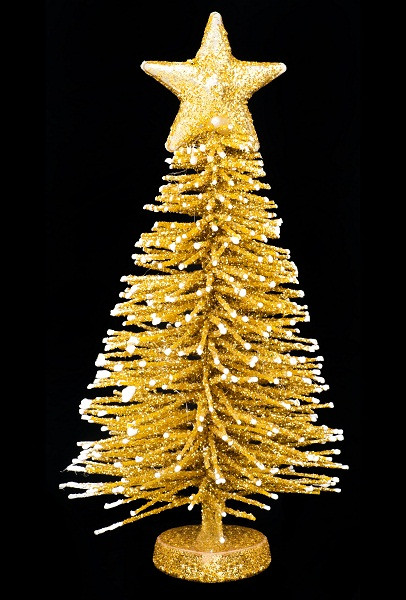 Прикраса декоративна Ялинка в ас. 12 см, House of Seasons, колір золотистий