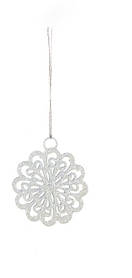 Декоративна прикраса, 6*6 см, Сніжинки білі компл. 2 шт., House of Seasons