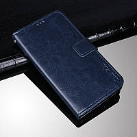 Чохол Idewei для Motorola Moto G10 книжка шкіра PU з візитницею синій