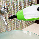 Швабра парова 5 в 1 H2O  Steam Cleaner Mop X5 пароочисник електрошвабра універсальна Зелена, фото 6