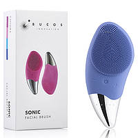 Очищающая щетка для лица BUCOS Sonic Facial Brush S1, васильковая