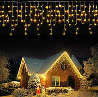 Вулична гірлянда Бахрома з мерехтінням. Довжина 3 метра 105 LED Колір Теплий Білий