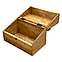 Коробка-бокс із підставкою під черевик для зберігання щіток і кремів для догляду за взуттям, фото 2